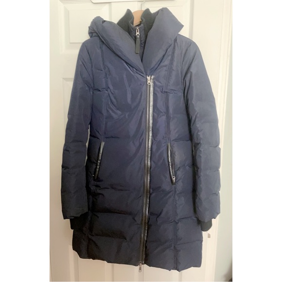 Mackage Down Coat in Navy - Picture 3 of 4